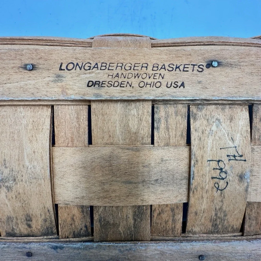 Longaberger‎ 1992 Handwoven Basket – 14